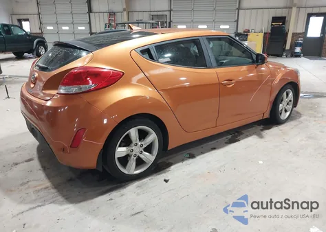 2013 Hyundai Veloster Base W/Black from USA, damaged, VIN KMHTC6AD7DU155437